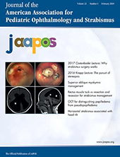 Journal of American Association for Pediatric Ophthalmology and Strabismus