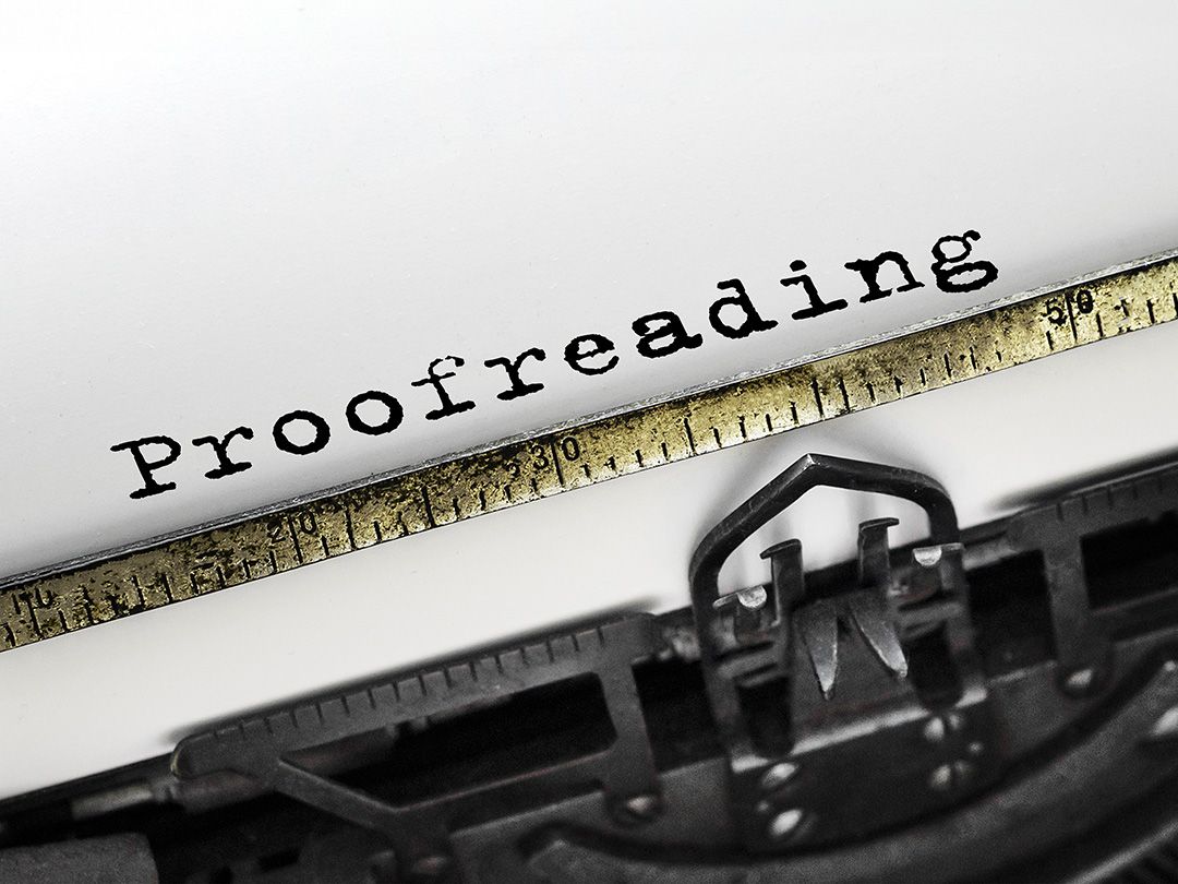The Different Types of Proofreading
